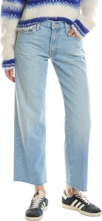 Mother Mid-Rise Rambler Zip Ankle Fray Few And Far Between Jean