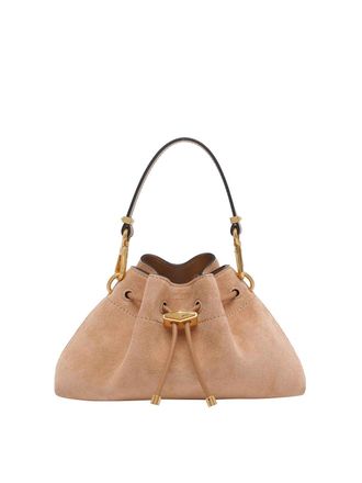 Jimmy Choo London toffee small cinch shoulder bag