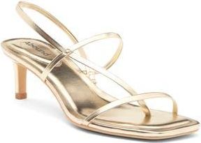 Abound Petra Kitten Heel Sandal in Gold Light Metallic at Nordstrom Rack, Size 6.5