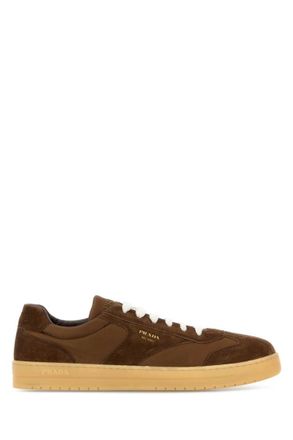 Prada Brown Logo Sneakers
