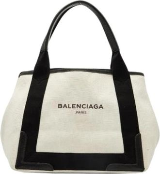 Balenciaga Pre-owned Vintage Tote Bag - Dames - Vintage Shopper - Beige - ONE Size - Vintage