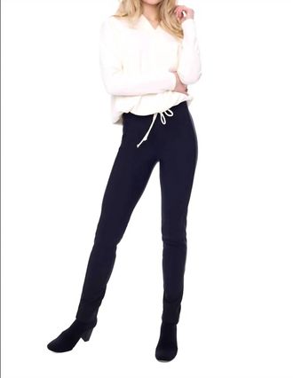 UP Precision Ponte Full-Length Slim Pant In Black