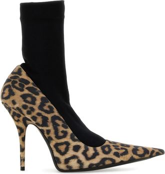 Balenciaga Pumps Avenue Sock 110mm - Marrone