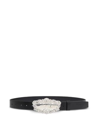 Martine Rose Sherry decorative-buckle belt - men - Calf Leather - One Size - Black