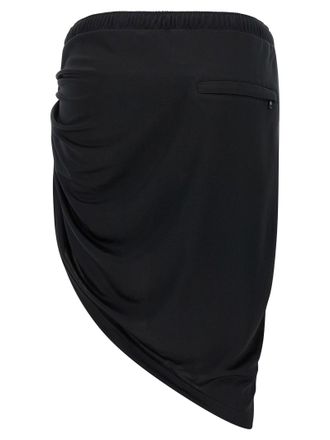 Courr&egrave;ges Twist Sport Skirt - Black