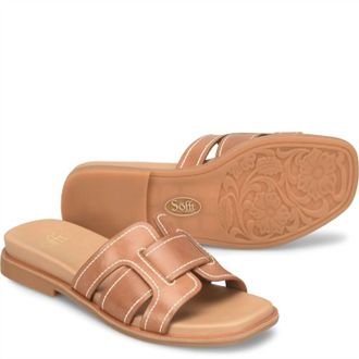 S&ouml;fft Womens Rachel Slide Sandal In Luggage