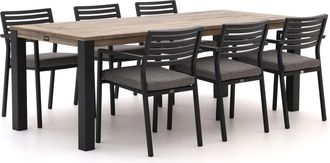Bellagio la vita attrattiva Bellagio Rumo/ROUGH-S 220cm dining tuinset 7-delig stapelbaar