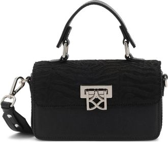 Kazar Zwarte zebrapatroon borstel handtas - Dames - Handtassen - Zwart - ONE Size - Leer - Tassen