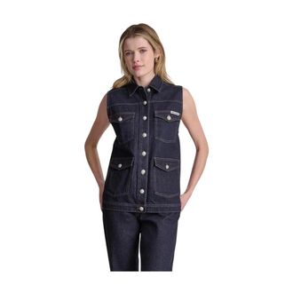 DKNY Mujer, Chaquetas, Azul, Talla: M