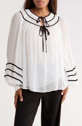 Diane Von F&uuml;rstenberg Beverly Top in White at Nordstrom Rack, Size Xx-Small