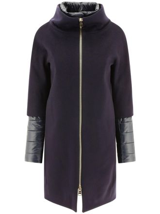 Herno Cappotto con zip - Blu