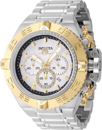 Invicta Subaqua Noma IV Chronograph GMT Quartz Silver Dial Mens Watch 48196