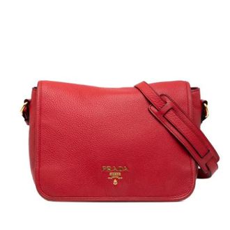 Prada Pre-owned Cross Body Bags, female, Red, Size: ONE SIZE Pre-owned Vintage Crossbody Bag
