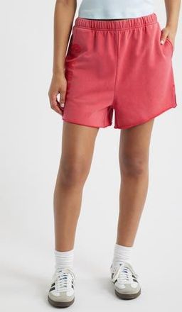 The Mayfair Group Empathy Always Graphic Sweat Shorts in Red at Nordstrom Rack, Size Xx-Large