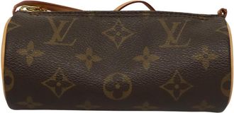 Louis Vuitton Mini Baby Papillon Brown Canvas Clutch Bag (Pre-Owned)