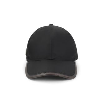 Prada Black Logo Baseball Hat