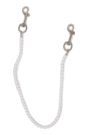 mnml Faux Pearl Wallet Chain at Nordstrom