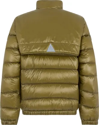 Moncler Mens Padded Ski Jacket Green Polyester & Down
