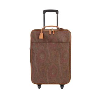 Etro Reistrolley - Heren - Koffers - Bruin - Maat: ONE Size Katoen