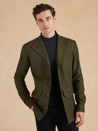 Oliver Brown Teba Jacket Loden - Moss Green