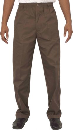 Carabou Mens Stylish Carabou Rugby Trousers with Elastic Waistband - Size 42 - 70 - Beige - X-Small