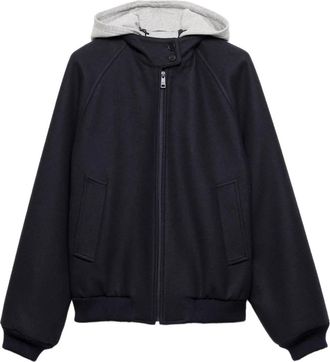 Prada Giacca a coste con cappuccio - Blu