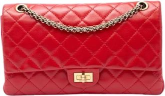 Chanel Pre-owned Vintage Flap Bag - Dames - Vintage Schoudertas - Rood - ONE Size - Vintage