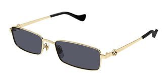 Gucci GG1600S 001 Womens Sunglasses Gold Size 56
