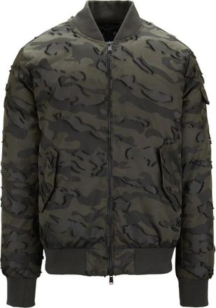Afterlabel Militaire Stijl Ritsjas - Heren - Bomber jackets - Groen - L - Polyester - Jassen