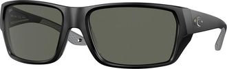 Costa 6S9113 Tailfin Polarized 911301 Mens Sunglasses Black Size 57