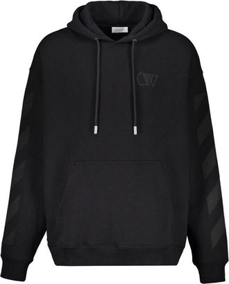Off-white Black Cotton Mens Sweatshirt