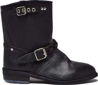 Golden Goose Biker Boot - Black