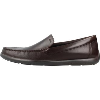 Geox U Devan - Heren - Loafers - Bruin - 43 EU - Leer - Schoenen