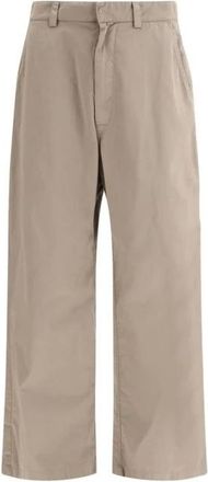 Balenciaga Broeken, Heren, Beige, M, Katoen, Werkbroek