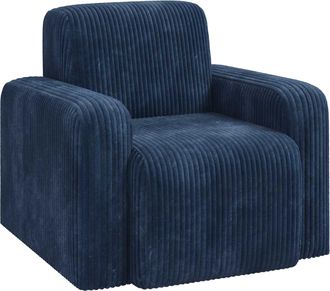 vidaXL Sill&oacute;n Azul Marino Pana Vidaxl