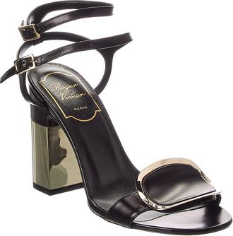Roger Vivier West Leather Sandal