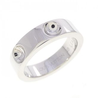 Louis Vuitton White Gold (18K) Band Ring (Pre-Owned)