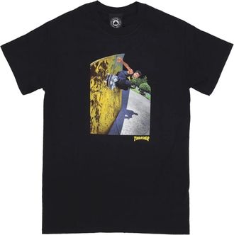 Thrasher Zwarte Wallride Tee Korte Mouw T-shirt - Heren - T-shirts - Zwart - M - Katoen - Tops