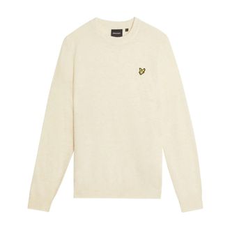 Lyle & Scott Heren, Truien, Beige, Maat: S Wol