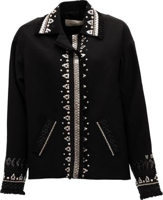 Valentino Garavani Dames, Jassen, Zwart, Maat: XS