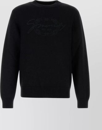 Givenchy wool ribbed crew neck sweater