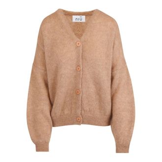 Ni&ugrave; Niu, Donna, Maglie, Beige, L, new