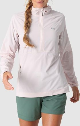 Outdoor Research Astroman Air Sun Half Zip Hoodie in Cherry Blossom at Nordstrom, Size X-Small