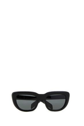 Prada Black Acetate Cat-Eye Sunglasses - Black
