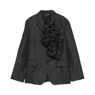 Comme Des Gar&ccedil;ons Blazer con corsage arricciato - - Jackets - Donna - Nero - S