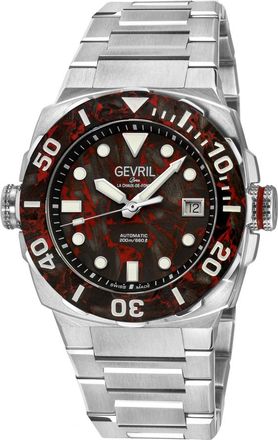 Gevril Group Fortuna Automatic Red Dial Mens Watch 47401B