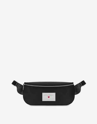 Love Moschino Nylon belt bag - Black