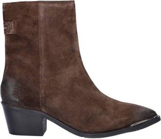 Maruti Maria suède enkellaarzen bruin