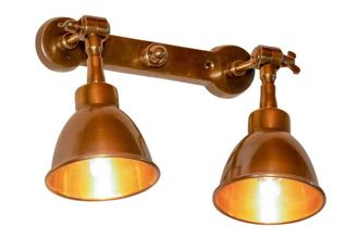 PIB Aplique doble en metal dorado