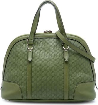 Gucci Pre-owned Gucci Small Microguccissima Nice Dome Satchel Ladies 309617 486628